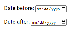 Input Type Date Min Max Demo