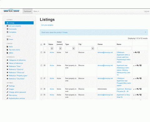 Open Real Estate CMS - Free Real Estate CMS