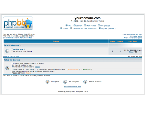 phpBB - Free Open Source Forum Software