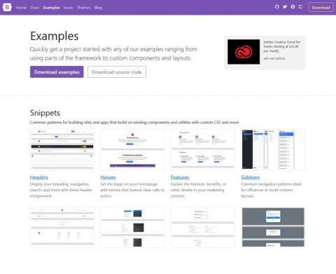 Bootstrap - Free HTML, CSS and JavaScript Framework