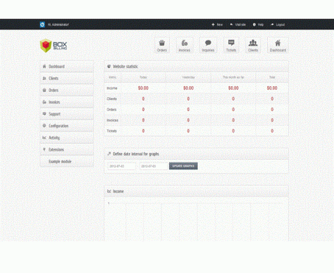 BoxBilling - Free Open Source Client Management Software