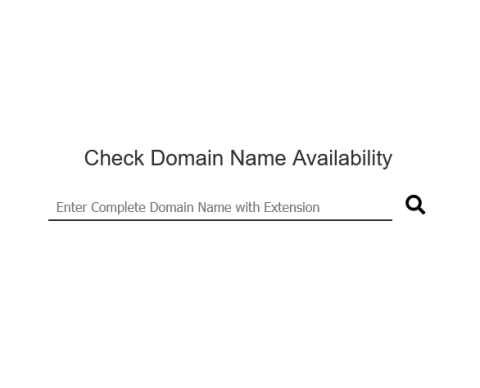Simple Free Domain Name Avaiability Checker Tool