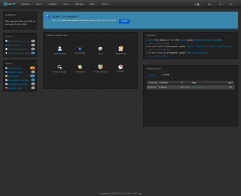 e107 - Free Content Management System