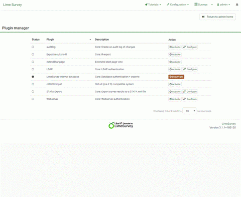 LimeSurvey CE - Free Open Source Survey Script