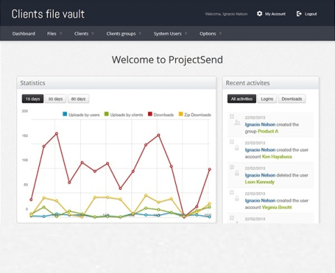 ProjectSend - Share Files with Your Clients for Free