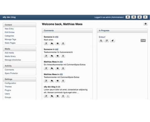 Serendipity - A PHP Blog Software