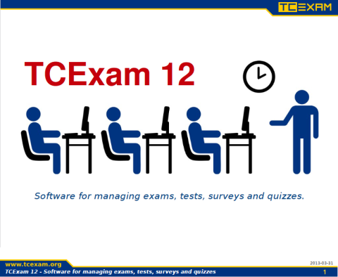 TCExam - Free Open Source System for Electronic Exams