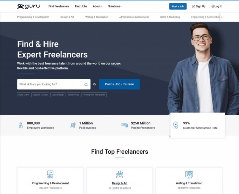 Guru.com - Find Jobs and Hire Freelancers Online