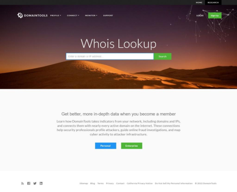 DomainTools - Free Domain Whois Information