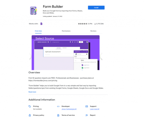Google Form Builder - Build Online Forms for Free