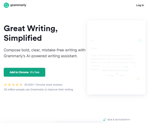 Grammarly - Free Online Writing Assistant
