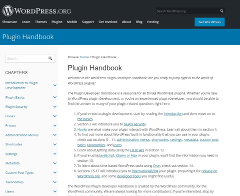 WordPress Plugin Development Handbook