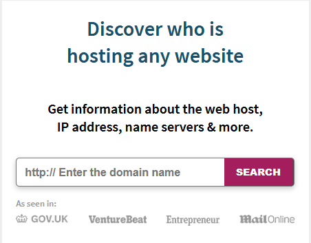 Who is Hosting This - Hosting Company Checker Tool