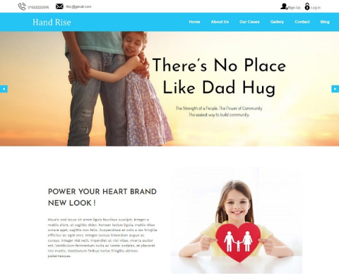  Hand Rise – Charity Donation Drupal Theme