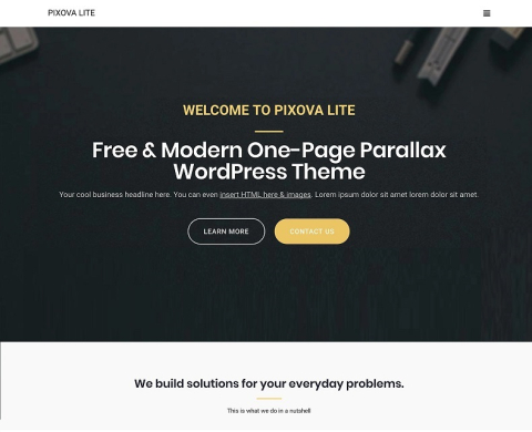 Pixova Lite - Free WordPress Society Theme