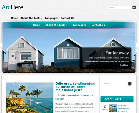 Archere - Free WordPress Real Estate Theme 