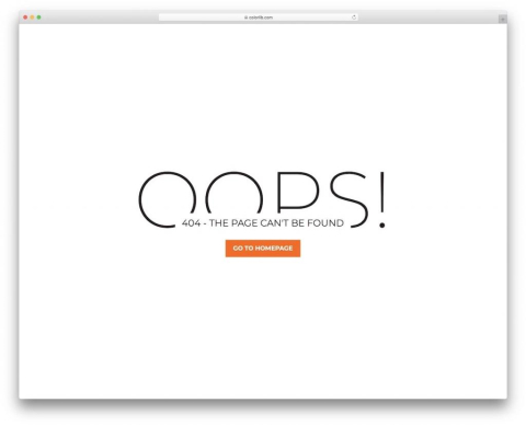Colorlib Error 404 V4 Page Template