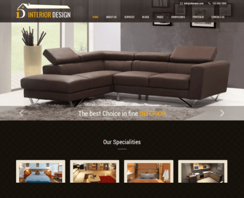 SKT Interior Lite - Free WordPress Interior Design Theme