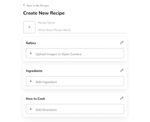 Scratch - Free Food and Recipe UI Kit for Mobile