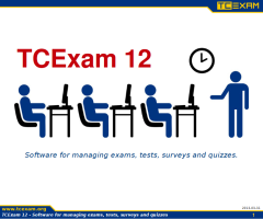 TCExam - Free Open Source System for Electronic Exams