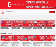 Code Karate - YouTube Channel for Drupal Tutorials and Guides
