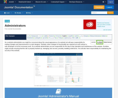 Joomla Usage and Admin Documentation
