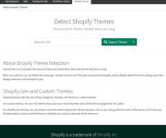 Shopify-Themes - Shopify Theme Detector Tool