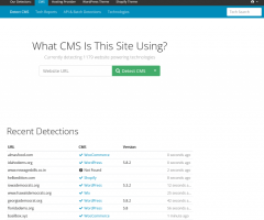 What CMS - Website CMS Detector Tool