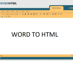 Word Document to HTML Online Converter