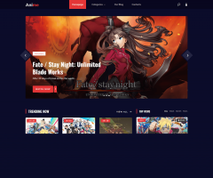 Anime - Free Gaming & Anime Website Template