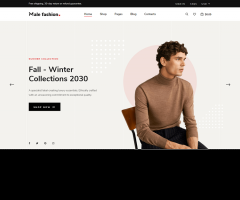 MaleFashion – Free Bootstrap eCommerce Website Template