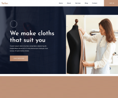 Tailor – Free Responsive Bootstrap Fashion Website Template