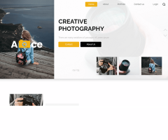 Ace – Free Bootstrap 4 HTML5 Photography Website Template