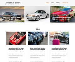 Car Website - Free HTML Car Website Template