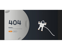 Space 404 - Free Error Page Template