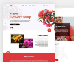 Fior – Free Bootstrap Based Flowers Shop Template