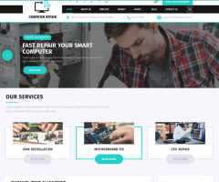 Free Computer Repair WordPress Theme