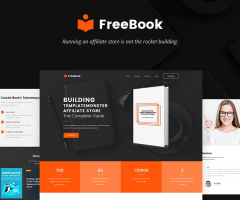 FreeBook - Free One-Page WordPress theme