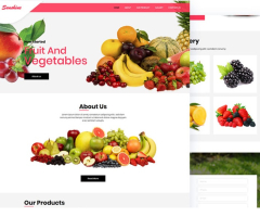 Sunshine – Free Fruit and Vegetables HTML Template