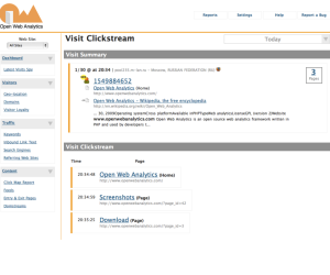 Open Web Analytics - Free Open Source Analytics Software