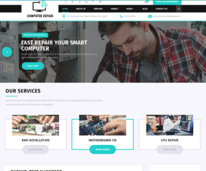 Free Computer Repair WordPress Theme