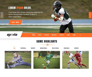 VW Sports - Free WordPress Sports Theme