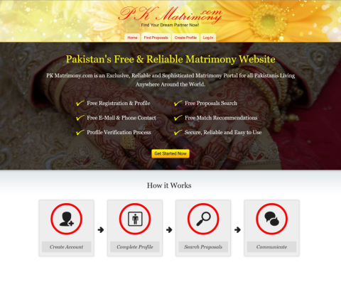 PKMatrimony.com - Matrimonial Social Website - Built with Drupal